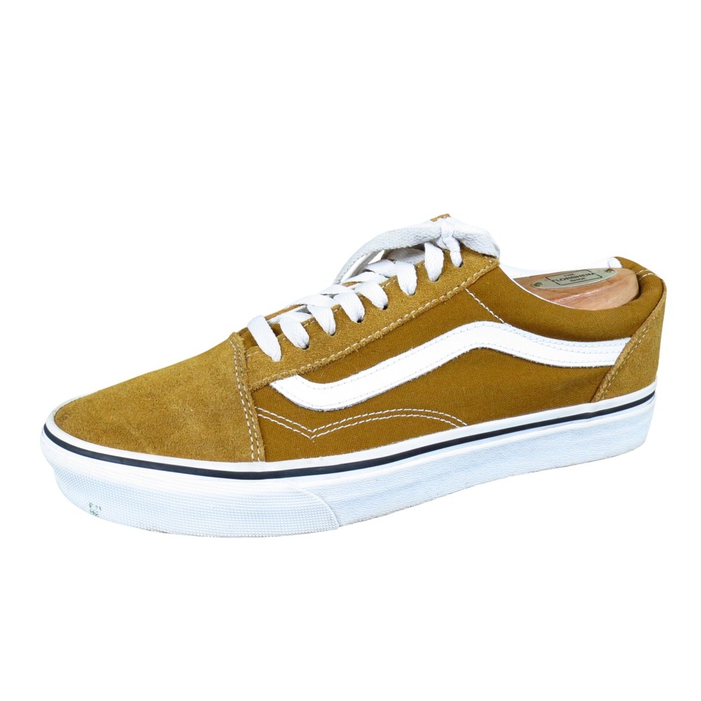 Vans Old Skool Mens 7.5 Womens 9 Skate Shoes Skateboarding Bronze Age Suede